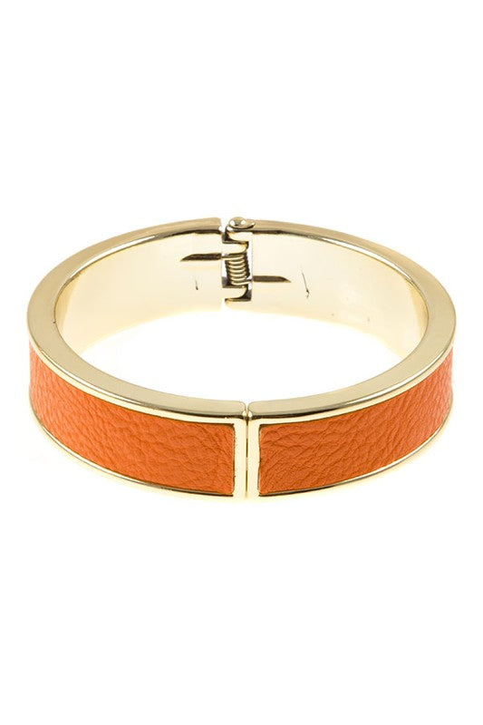 Freya Leather Bangle Bracelet