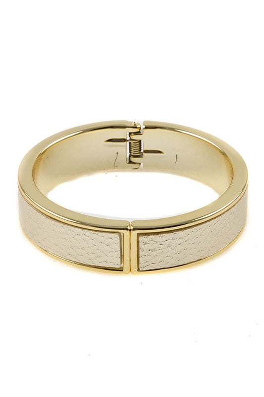 Freya Leather Bangle Bracelet