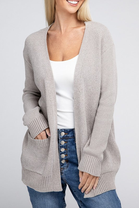 Ginny Melange Sweater Cardigan