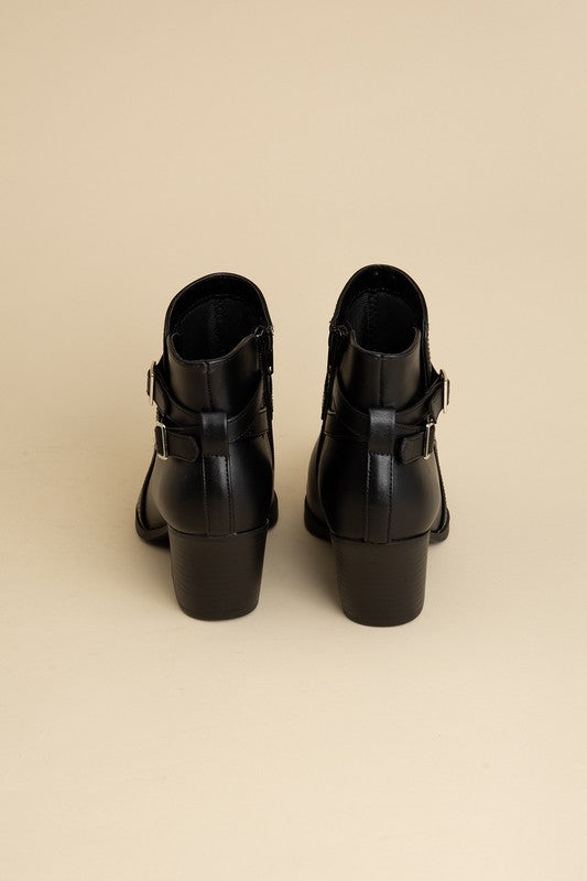 Naya Ankle Buckle Boots