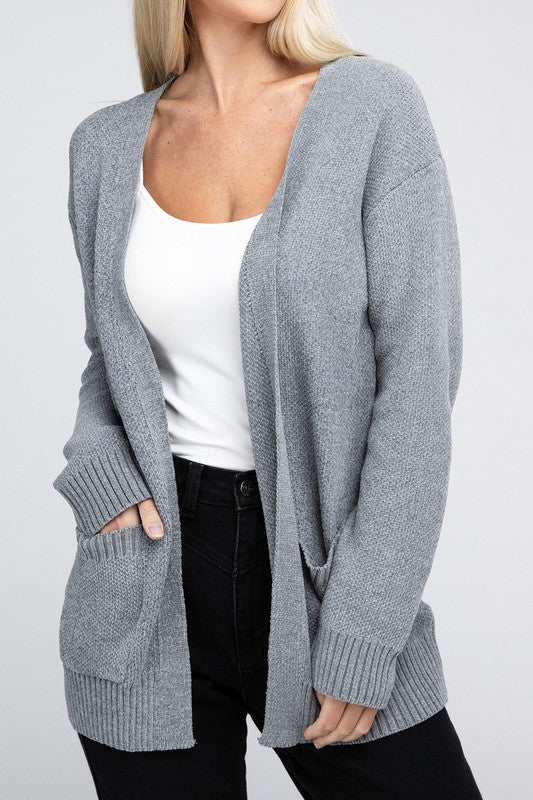 Ginny Melange Sweater Cardigan