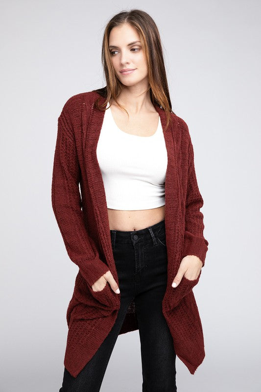 Yoli Twist Knit Cardigan