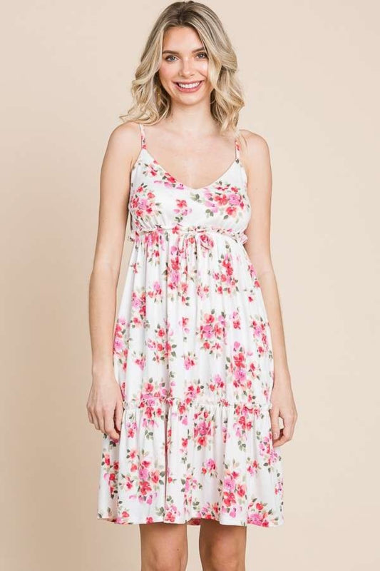 Maggie Floral Frill Cami Dress