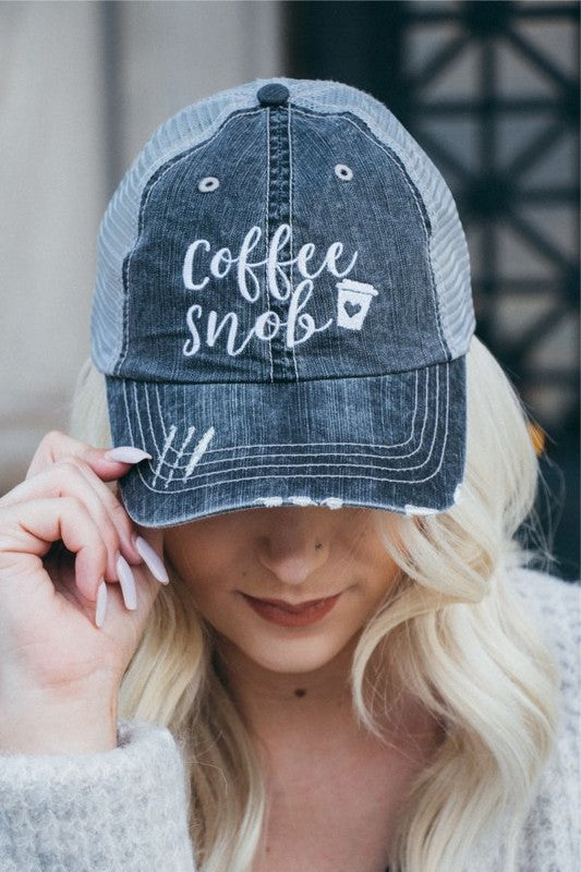 Coffee Snob Trucker Hat