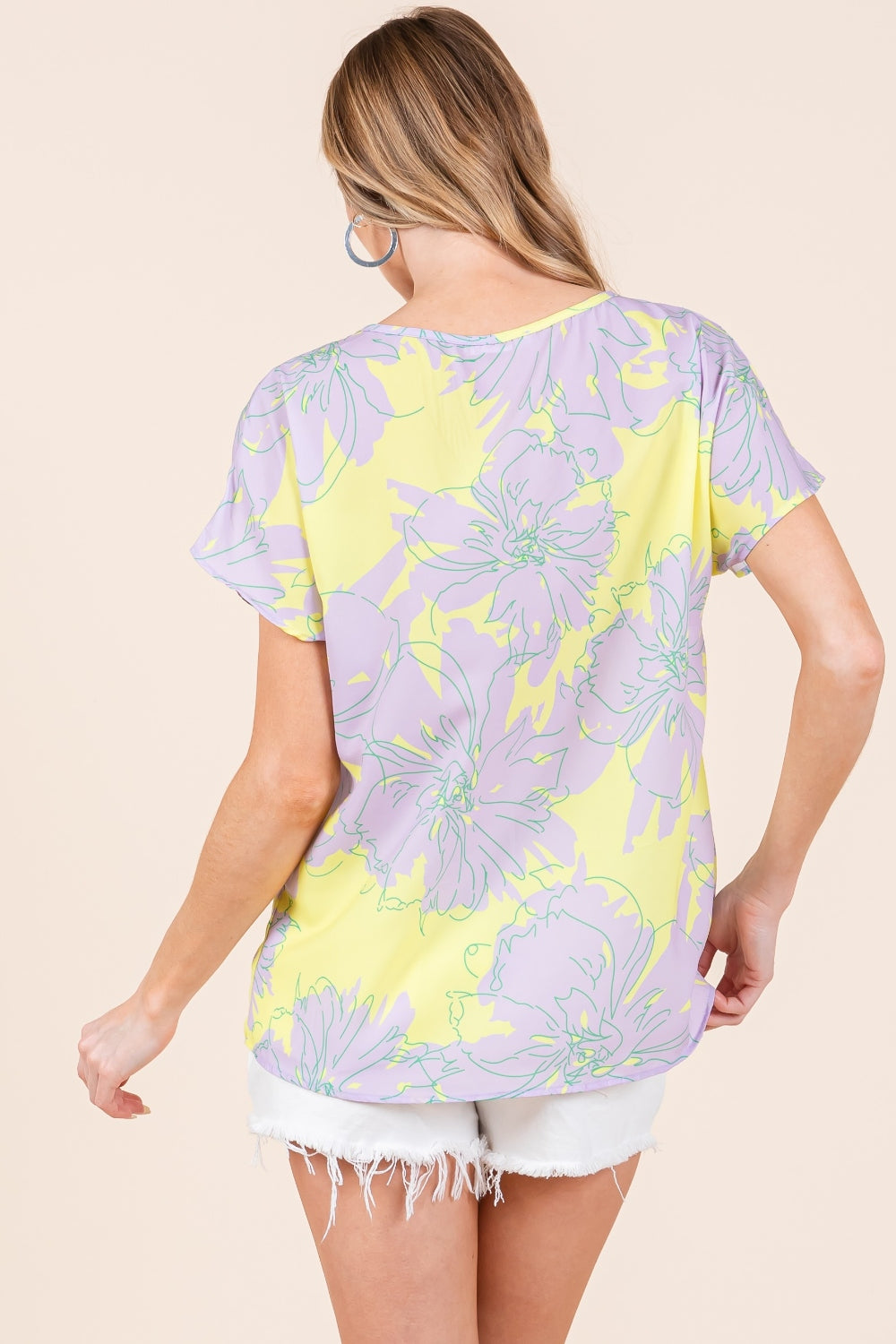 Maizie Floral Short Sleeve Top