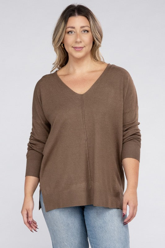 Sydney Front Seam Sweater Plus