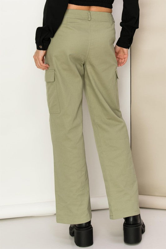 Weekend Chill High Waist Cargo Pants