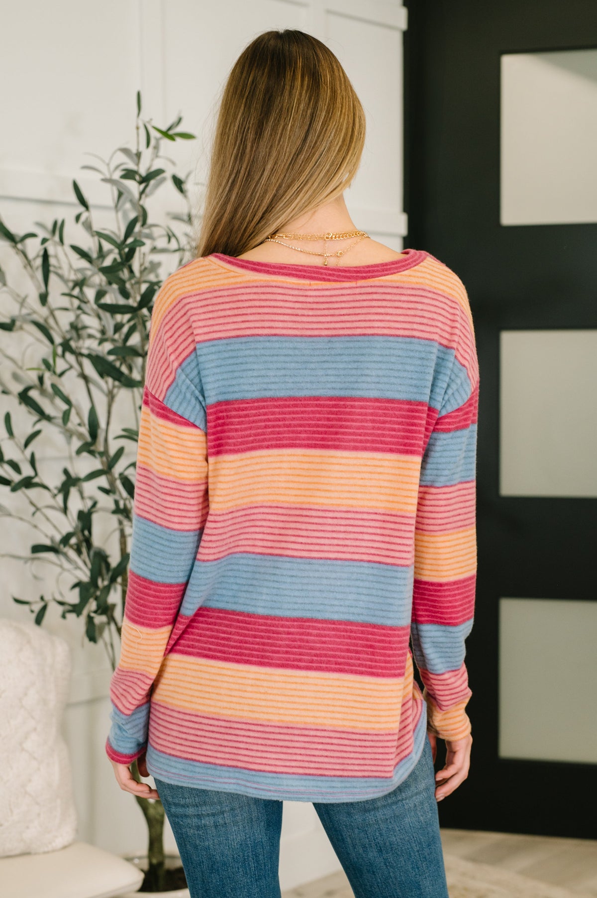 Becca French Terry Drop Shoulder Top