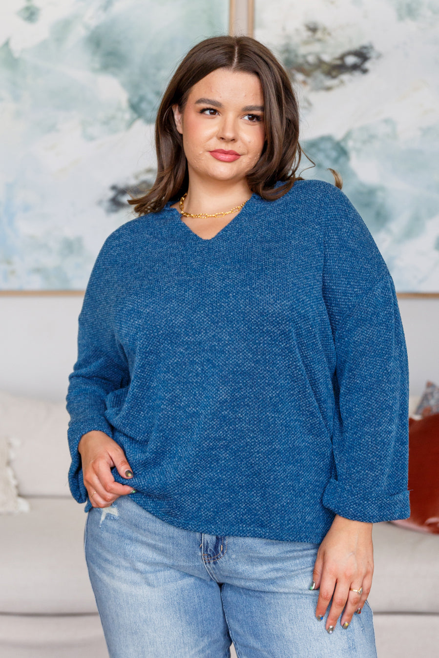 Deidra V-Neck Pullover