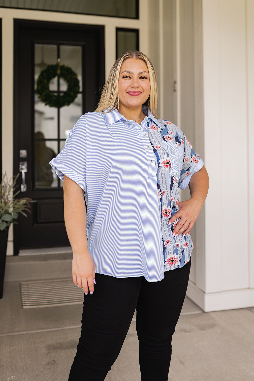 Cristy Button Down Top