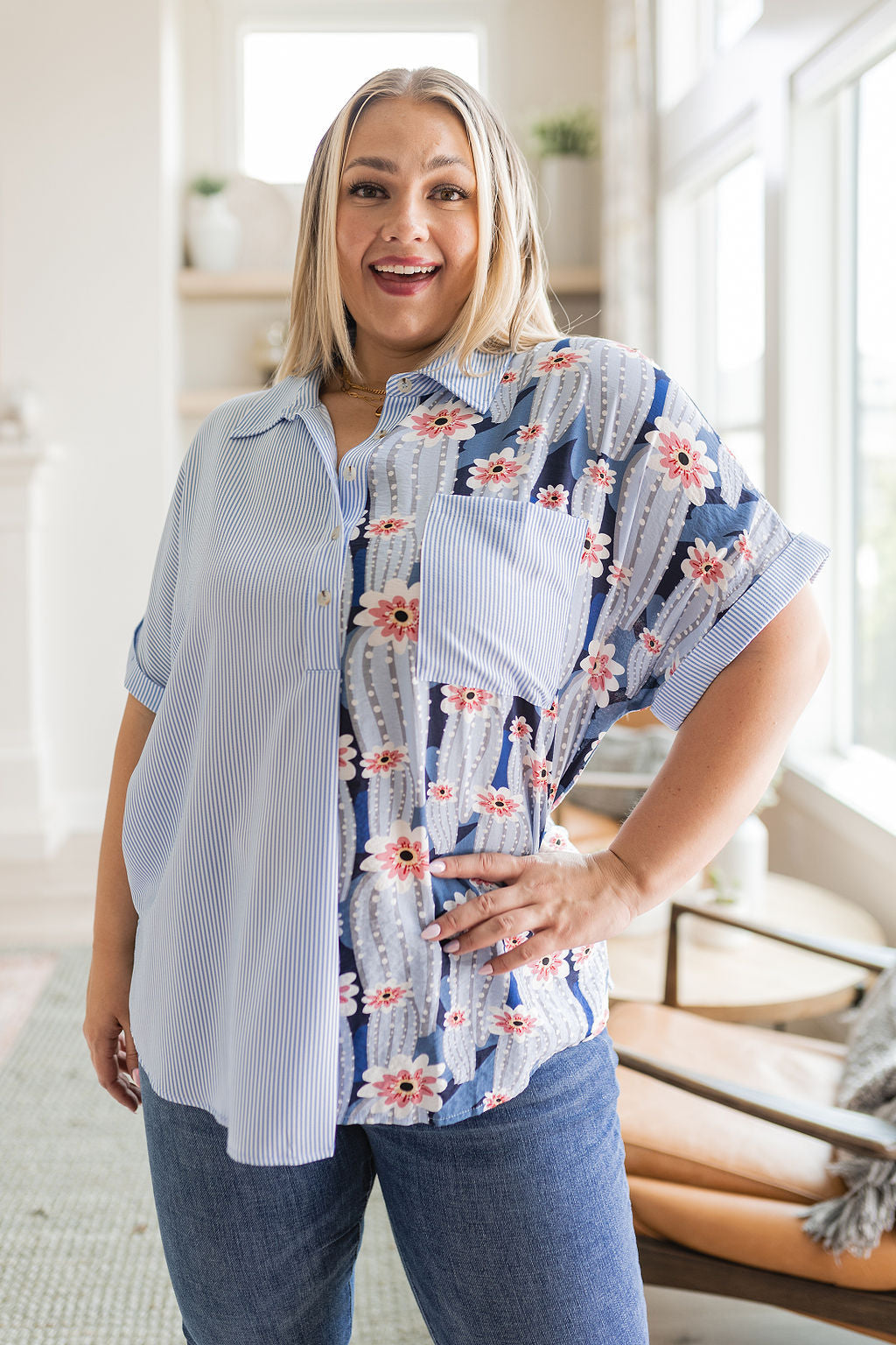 Cristy Button Down Top