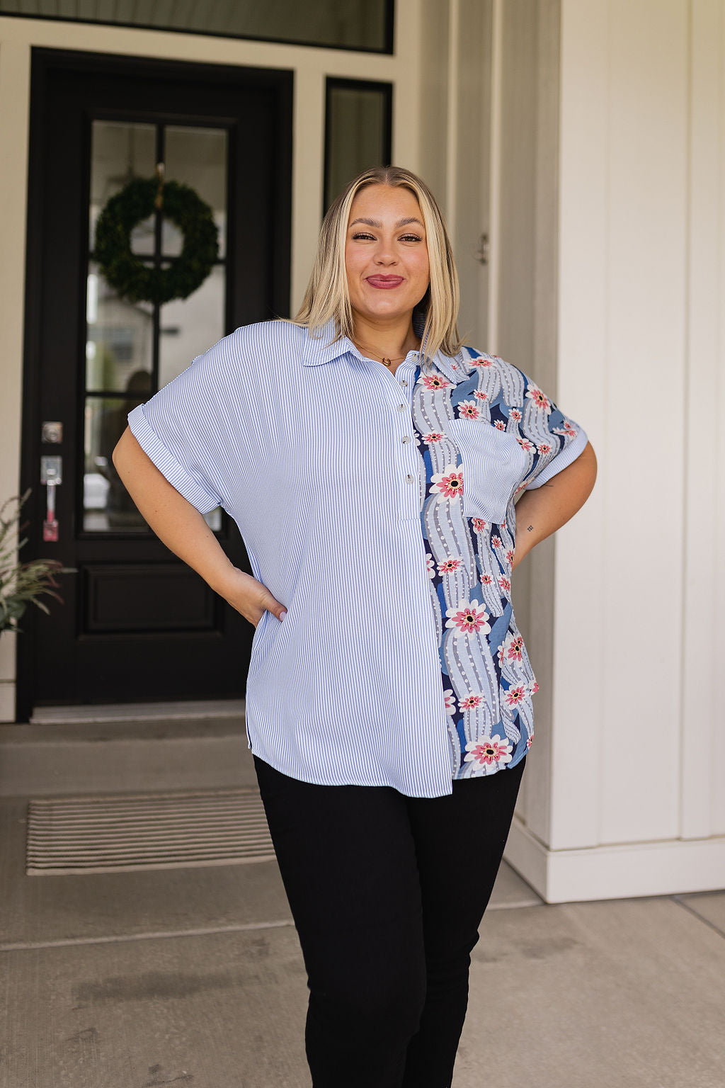 Cristy Button Down Top