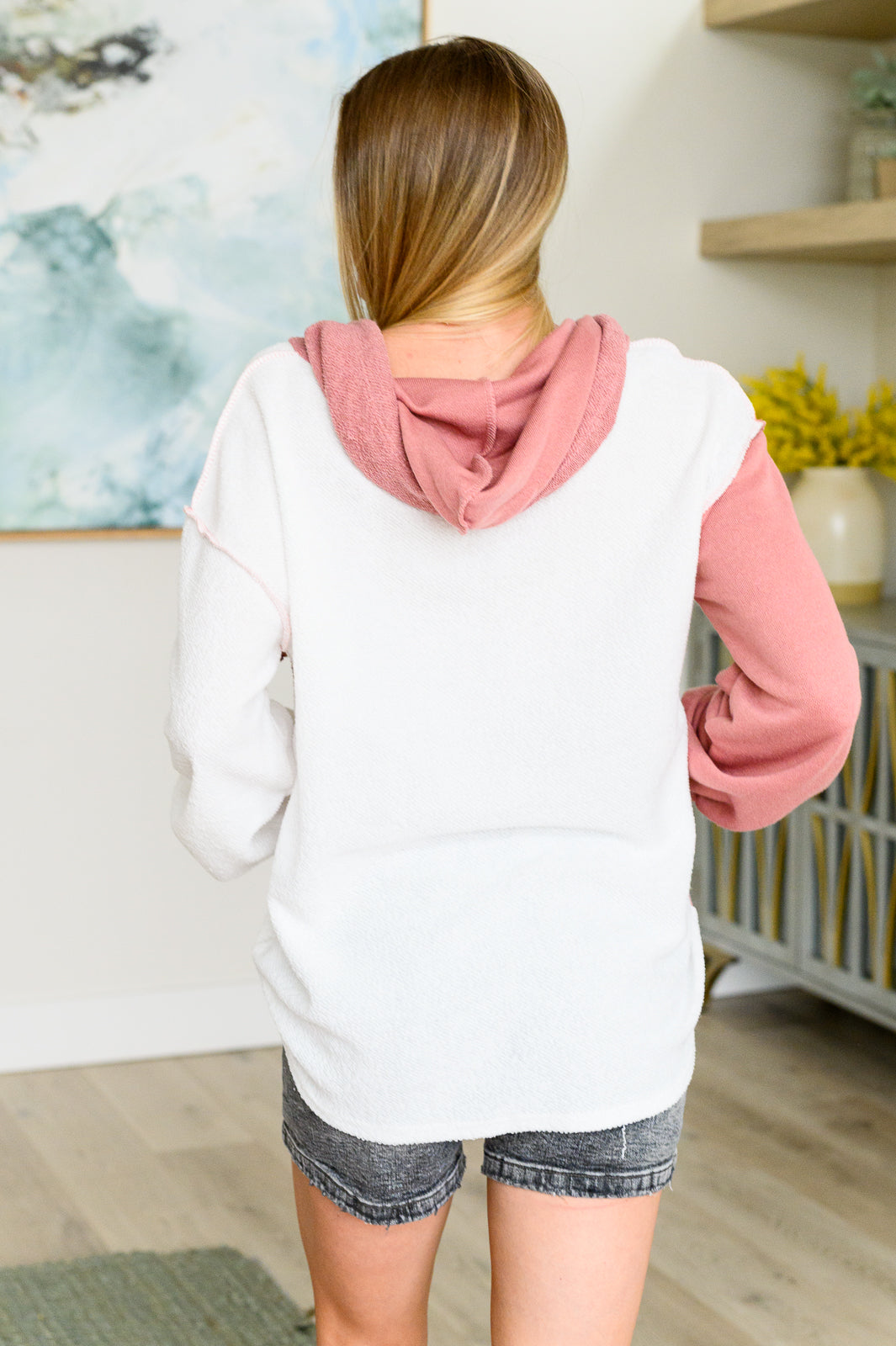 Gabrielle Color Block Hoodie