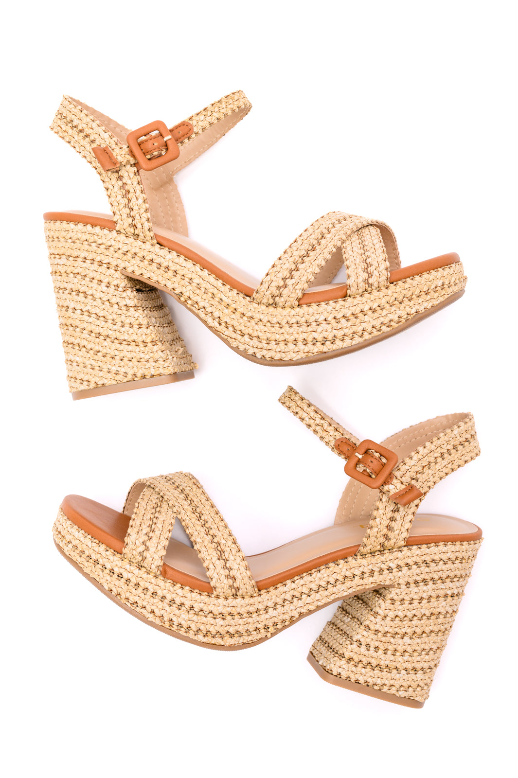 Rope Woven Heel Sandals