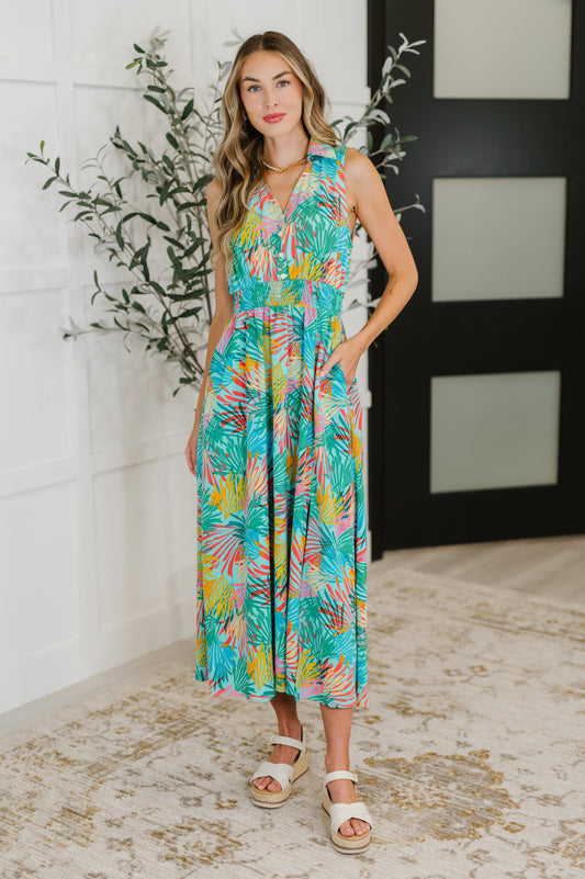 Kassidy Sleeveless Dress in Mint