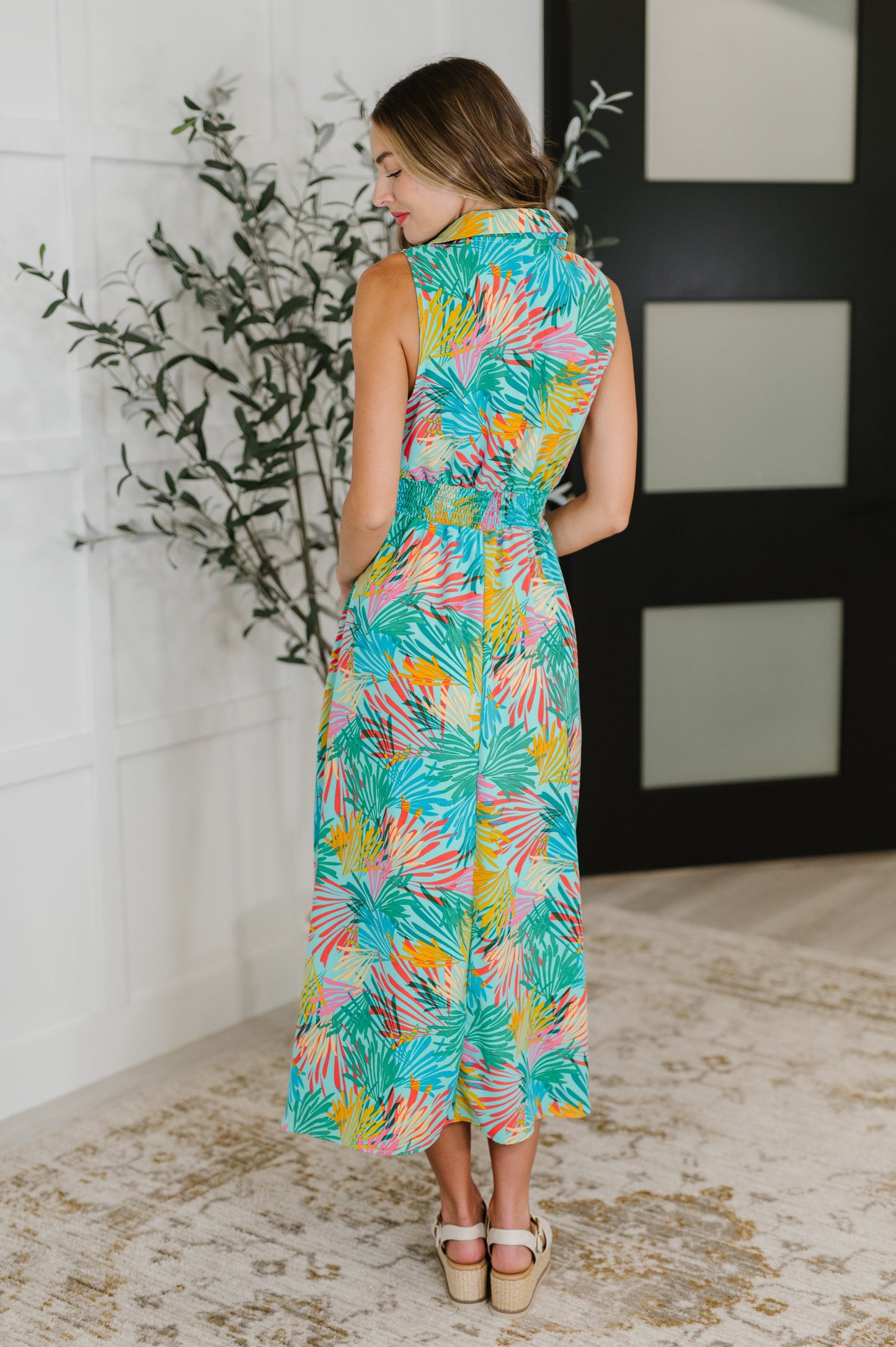 Kassidy Sleeveless Dress in Mint