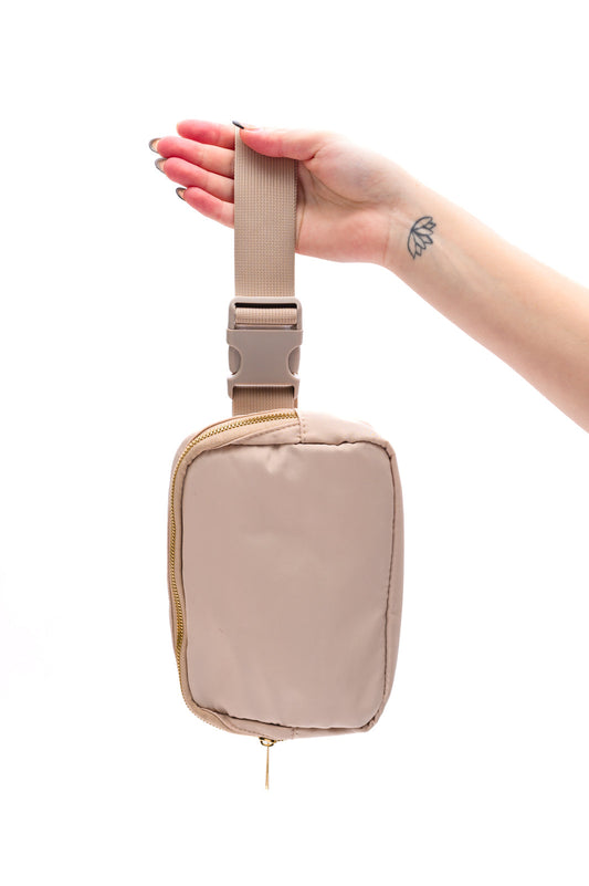 Ciao Crossbody Belt Bag in Khaki