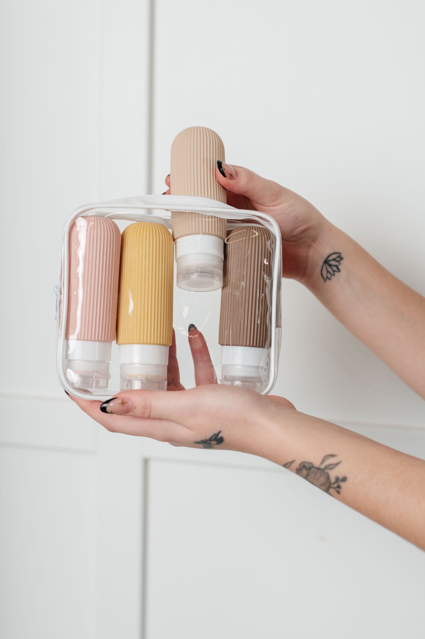 Vacay Mode Toiletry Travel Bottles in Neutral