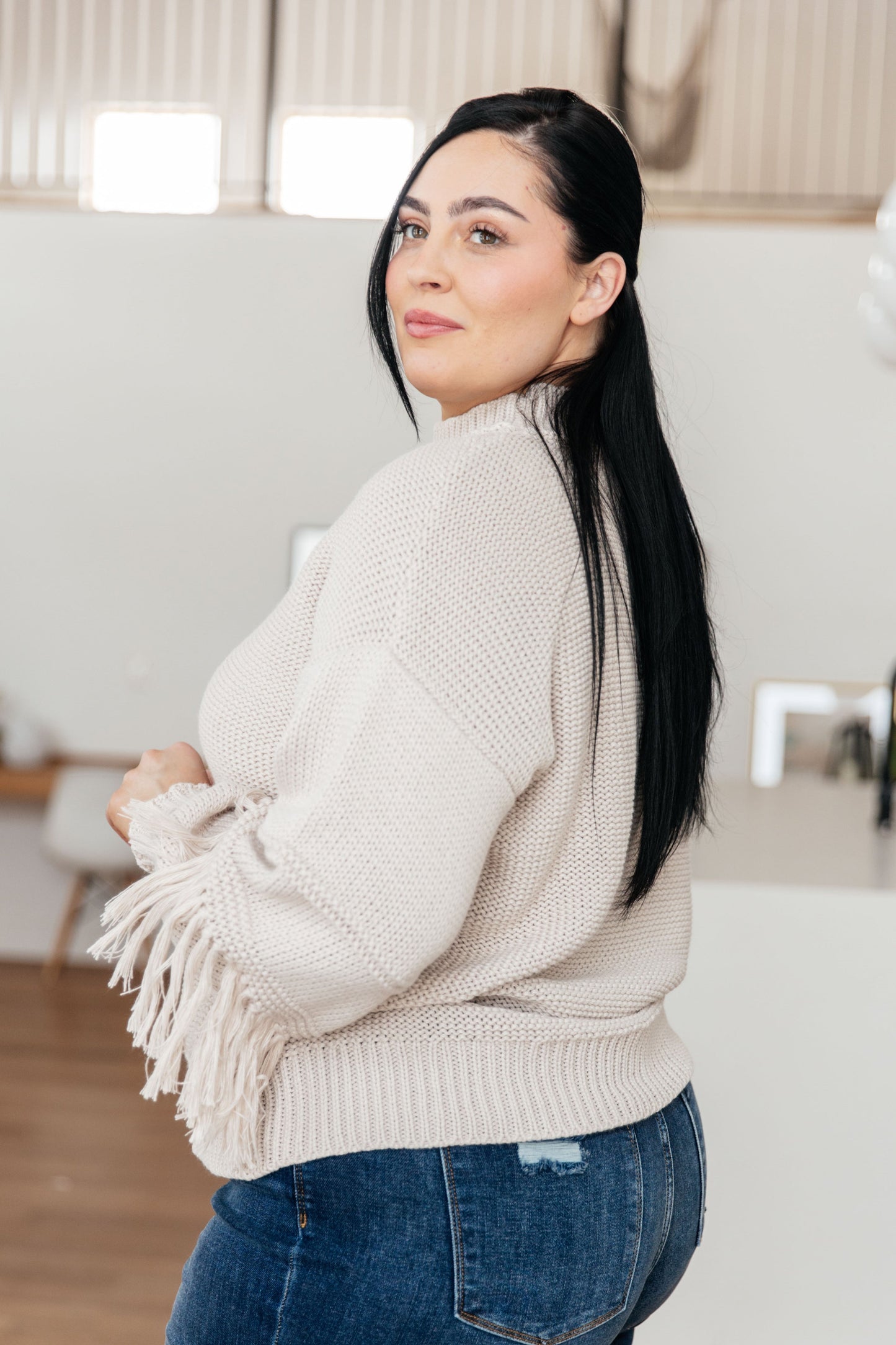 Hannah Fringe Detail Sweater