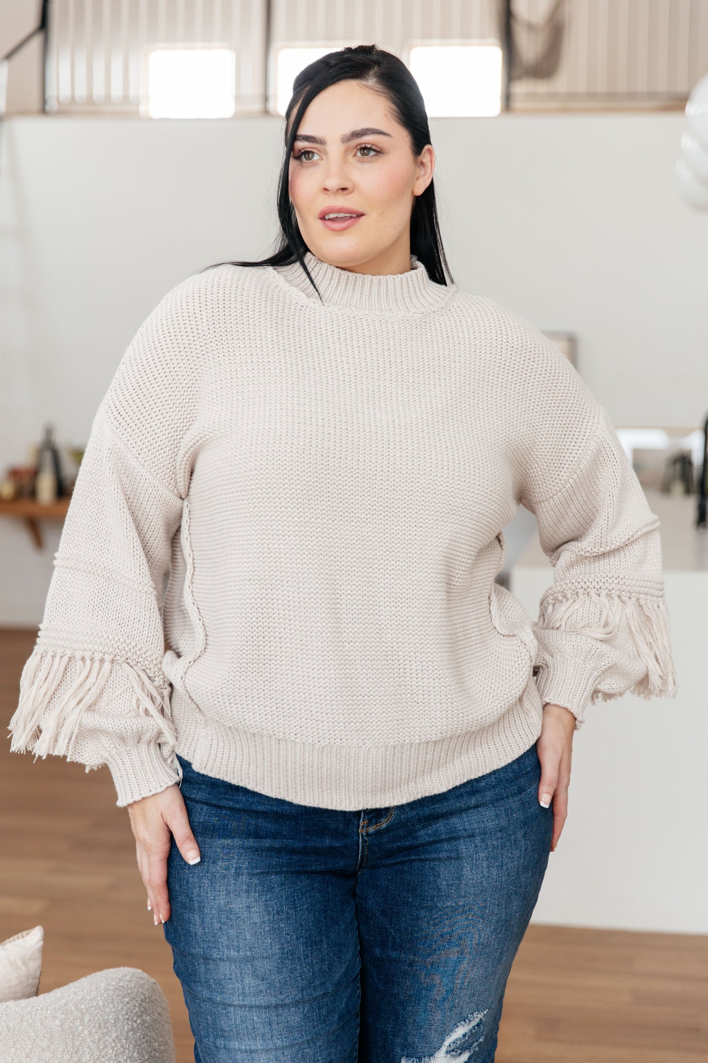 Hannah Fringe Detail Sweater