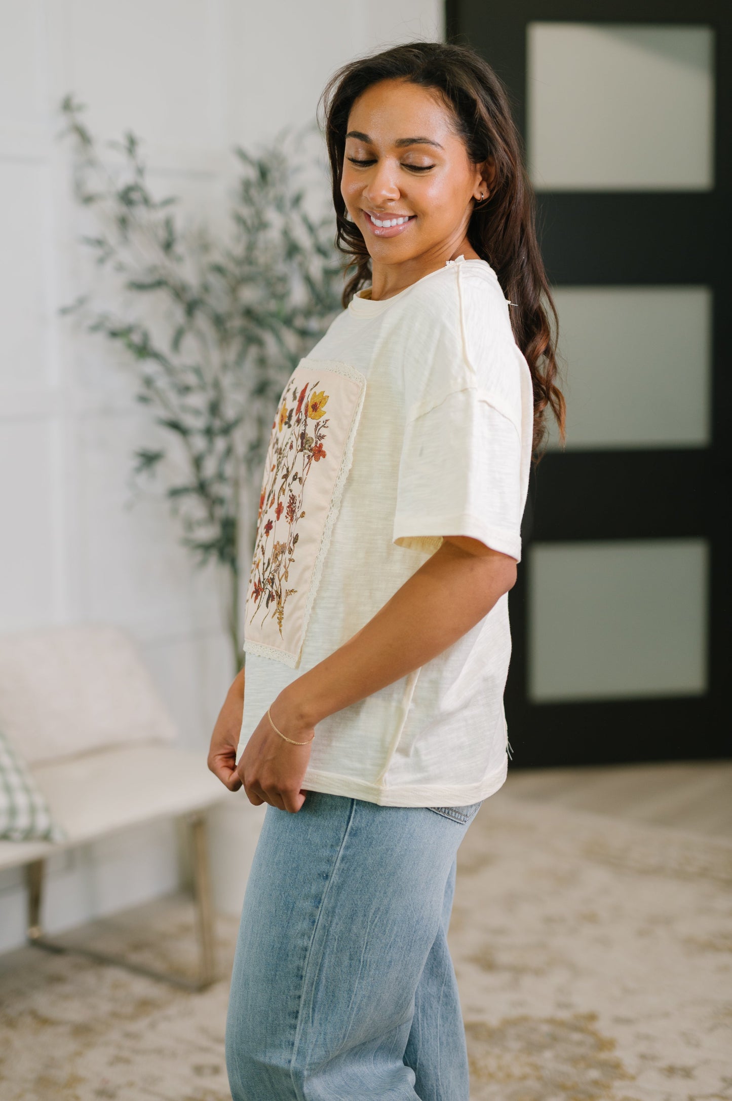Wild Flowers Applique Top