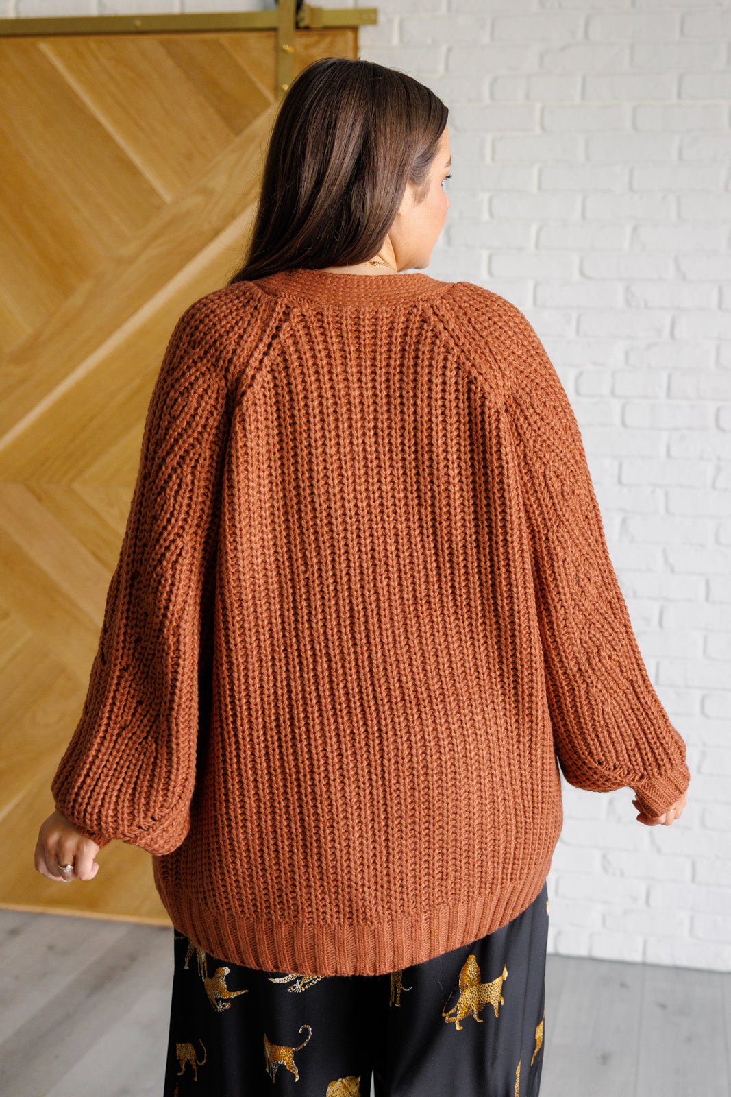 Maya Cardigan in Chestnut