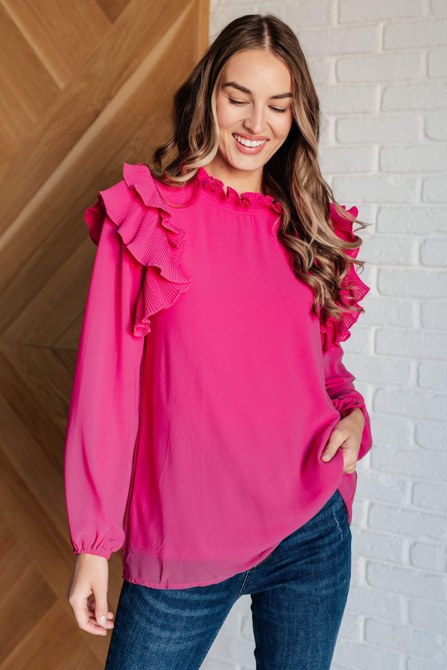 Audrina Ruffled Top