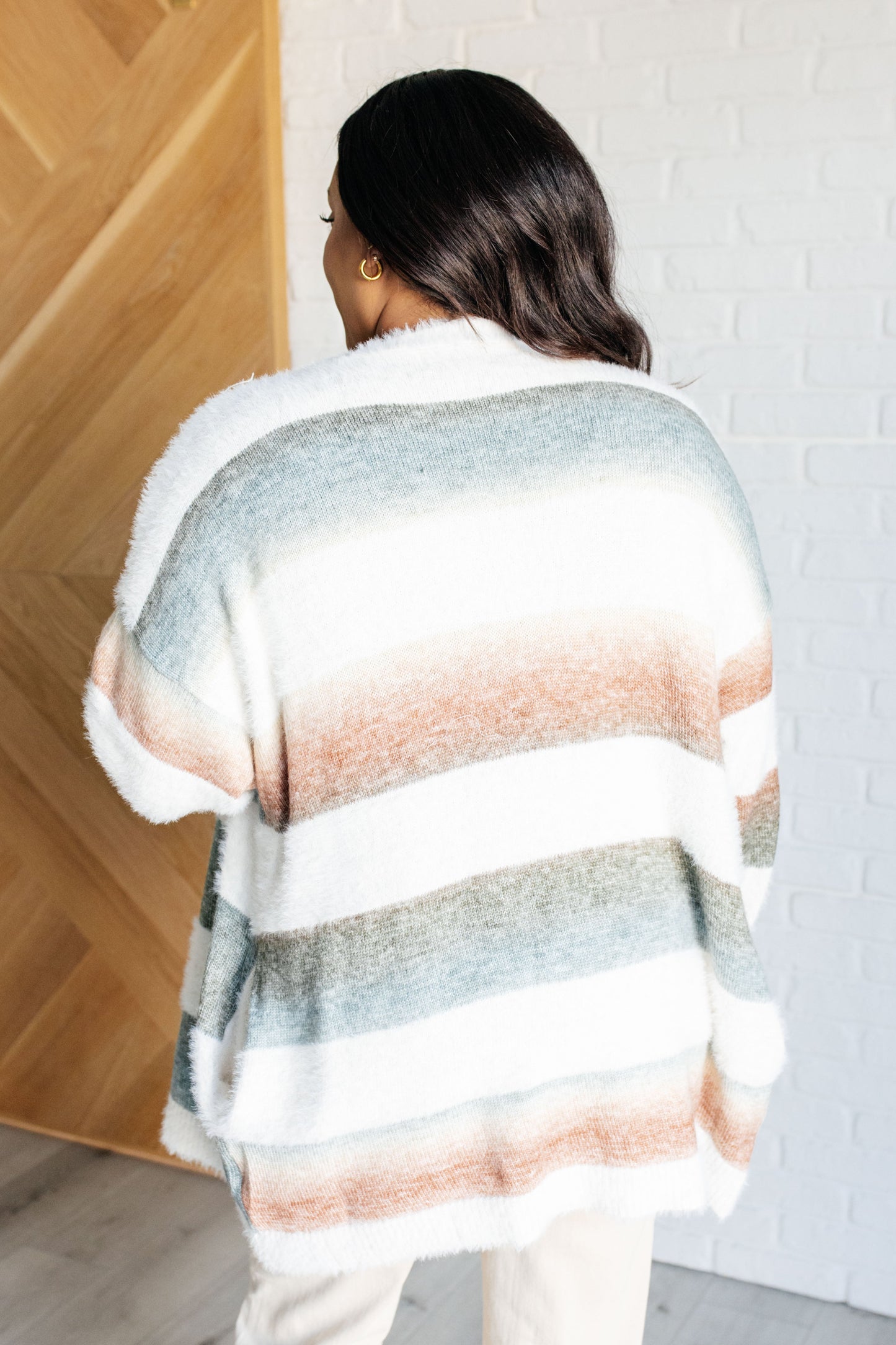 Kaia Cozy Striped Cardigan