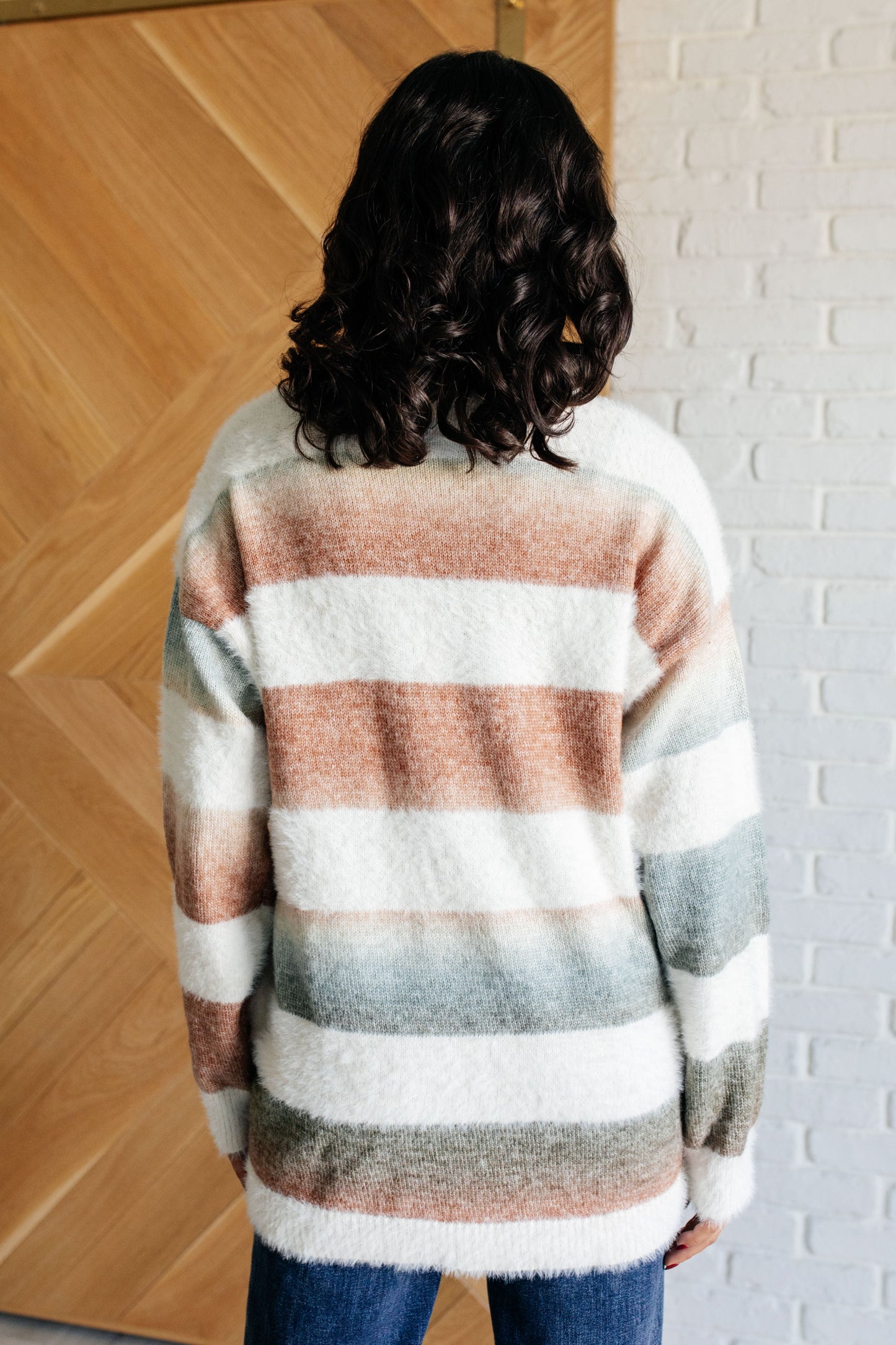 Kaia Cozy Striped Cardigan