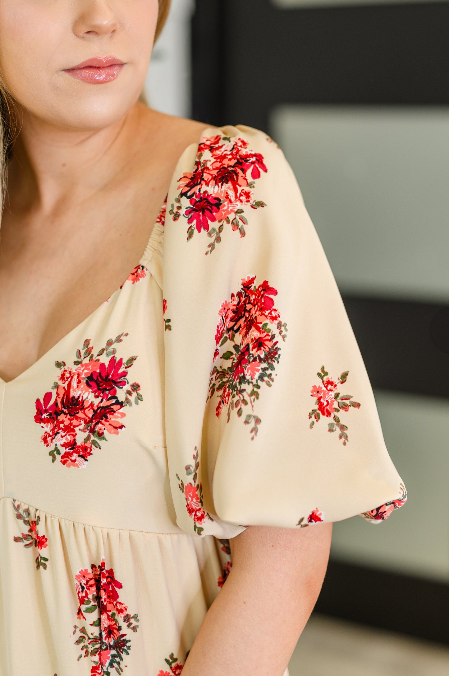 Evangeline Balloon Sleeve Dress