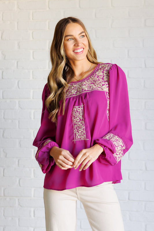 Calista Embroidered Blouse