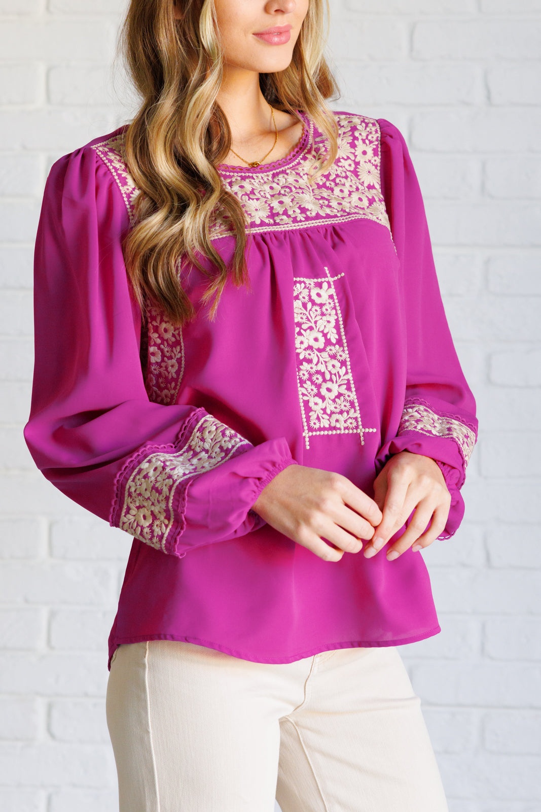 Calista Embroidered Blouse