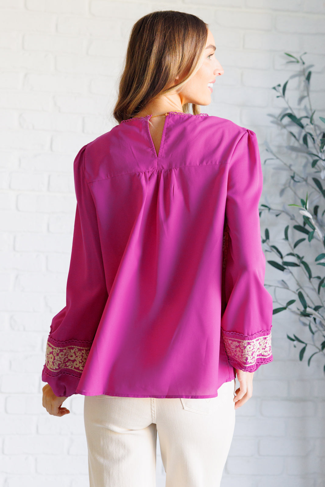 Calista Embroidered Blouse