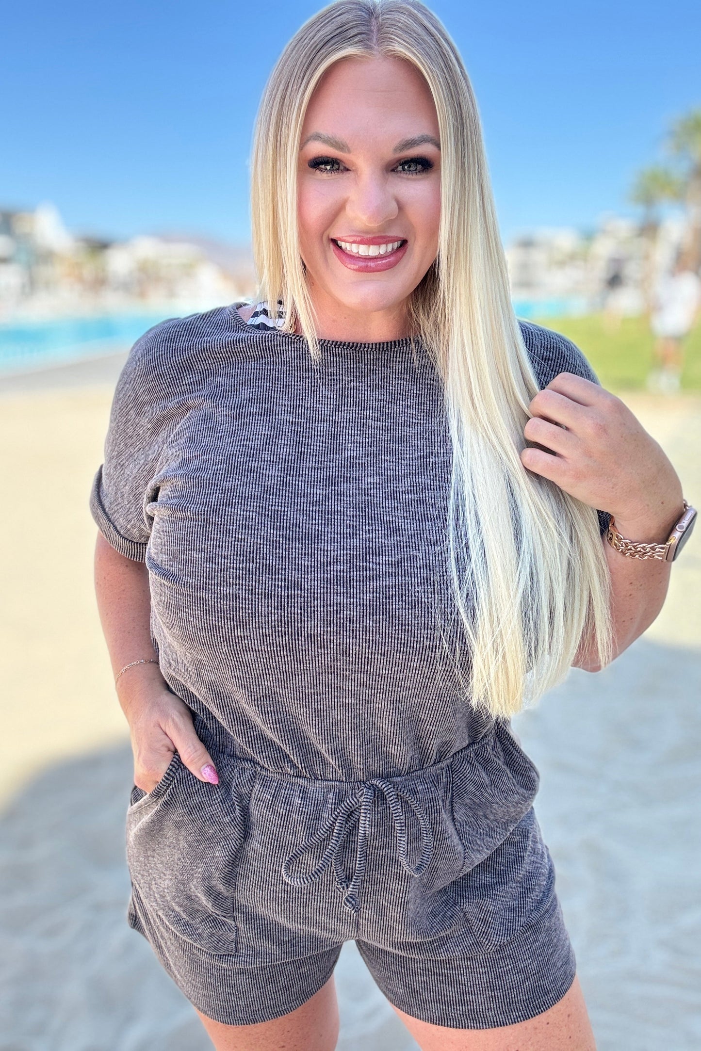 Davy Short Sleeve Romper