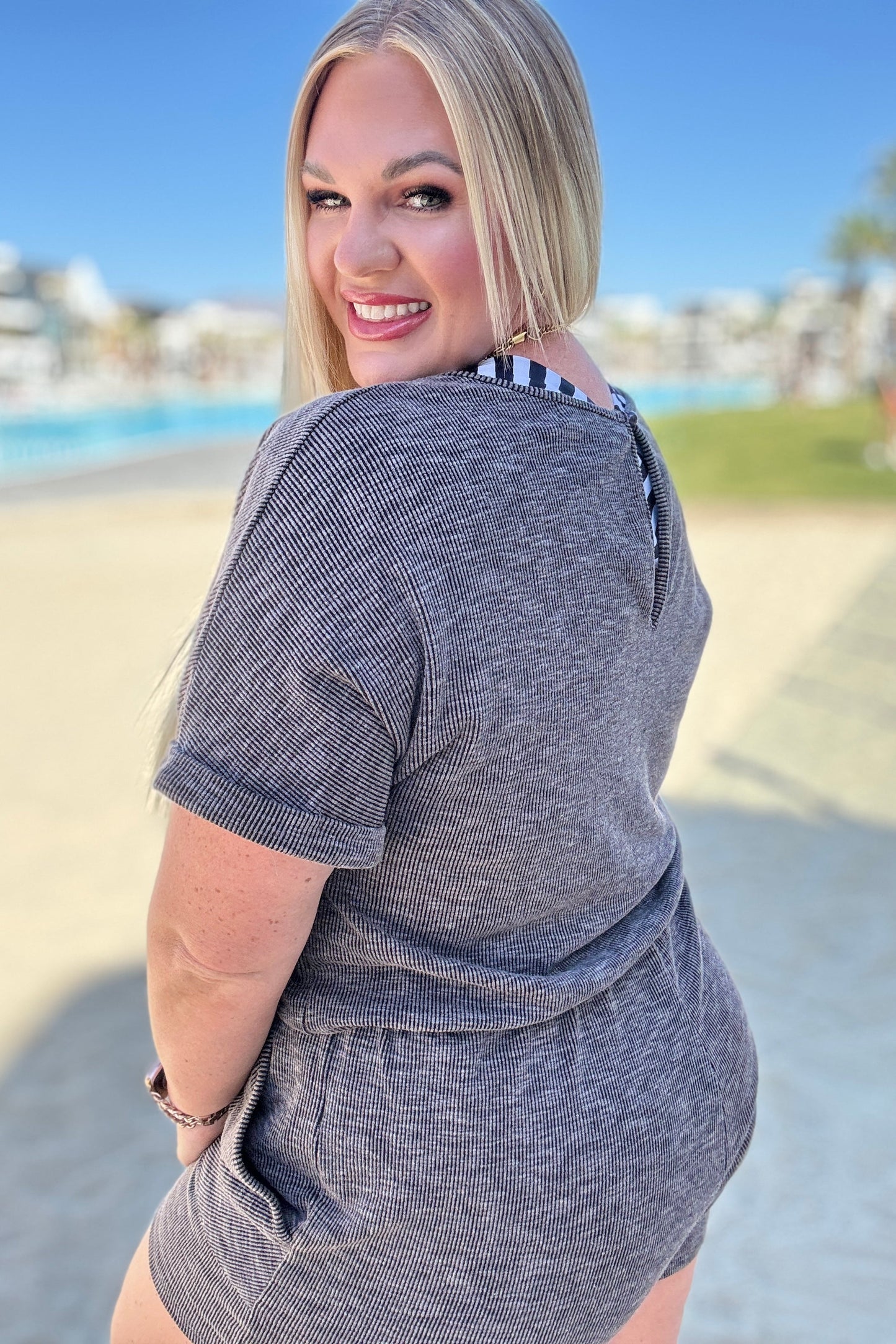 Davy Short Sleeve Romper