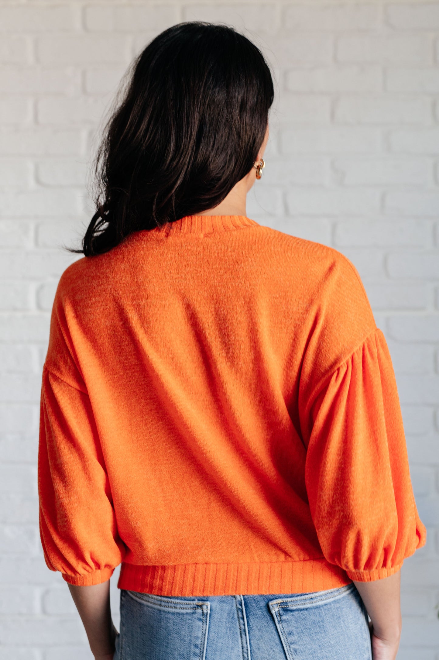Lainey Sweater in Orange
