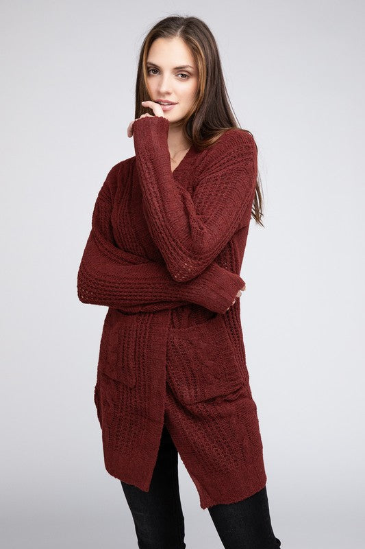 Yoli Twist Knit Cardigan