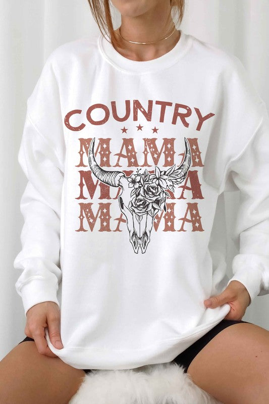 COUNTRY MAMA Graphic Sweatshirt
