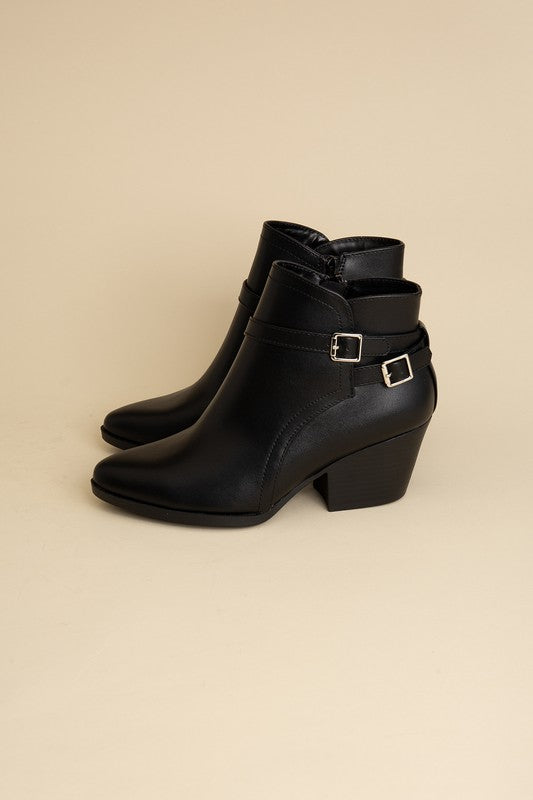 Naya Ankle Buckle Boots