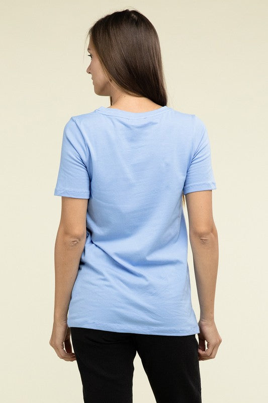 Cotton V-Neck Tee