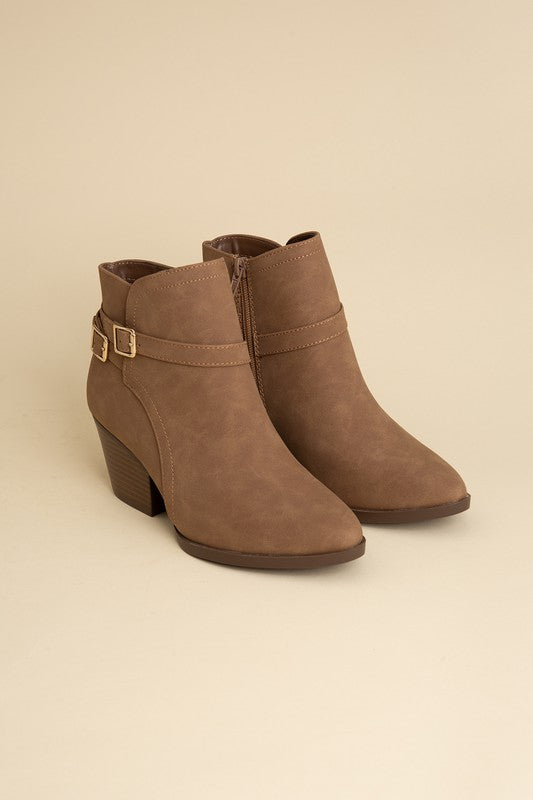 Naya Ankle Buckle Boots