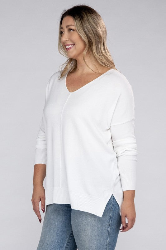 Sydney Front Seam Sweater Plus