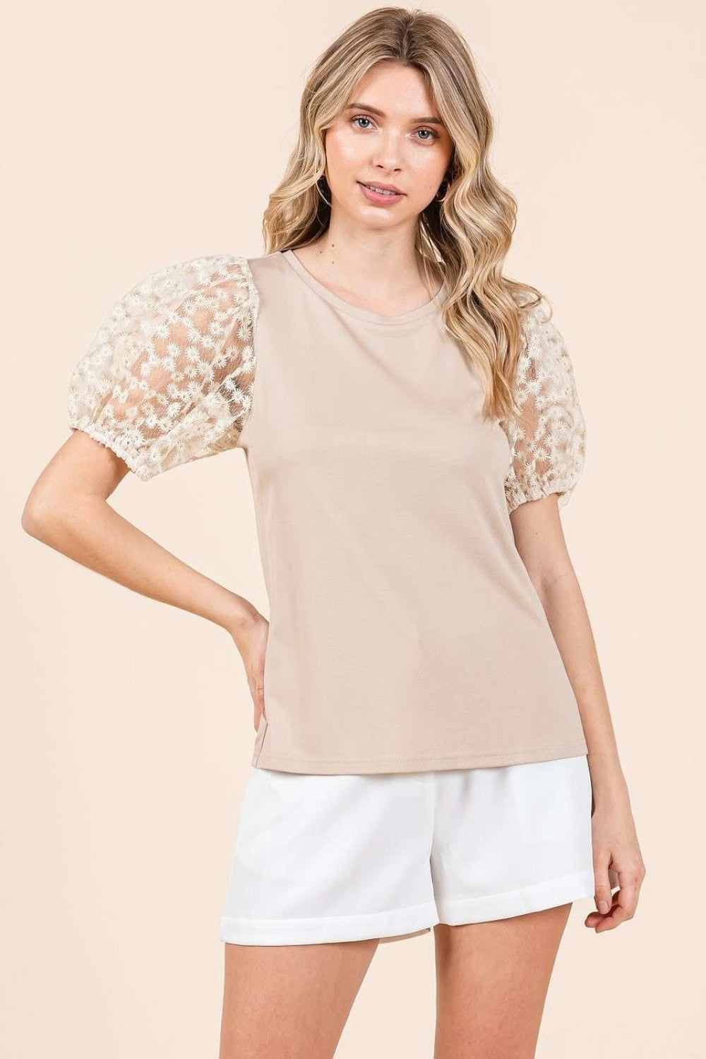 Presley Puff Short Sleeve Top