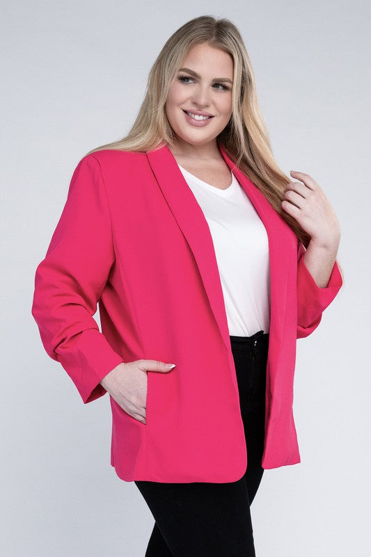 Mari Shawl Lapel Blazer Plus