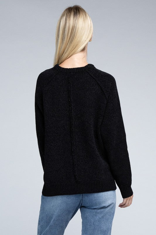 Mackenzie Raglan Chenille Sweater