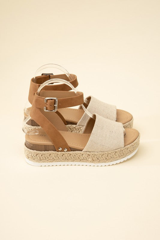Pearl Espadrille Ankle Strap Sandals