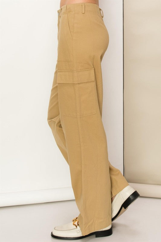 Weekend Chill High Waist Cargo Pants