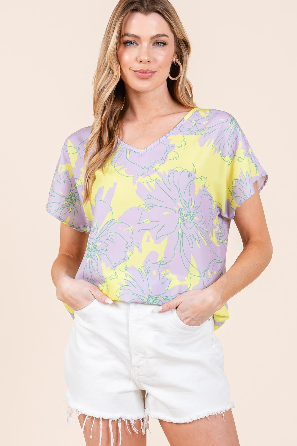 Maizie Floral Short Sleeve Top