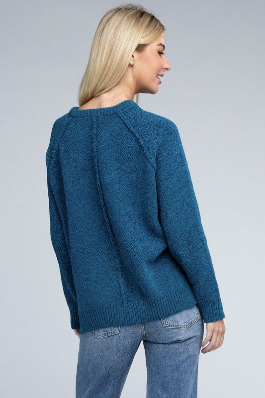 Mackenzie Raglan Chenille Sweater