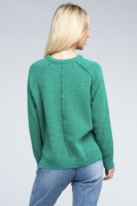 Mackenzie Raglan Chenille Sweater